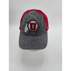 Utah Utes‎ NCAA College Baseball Cap Adjustable Hat Gray Red